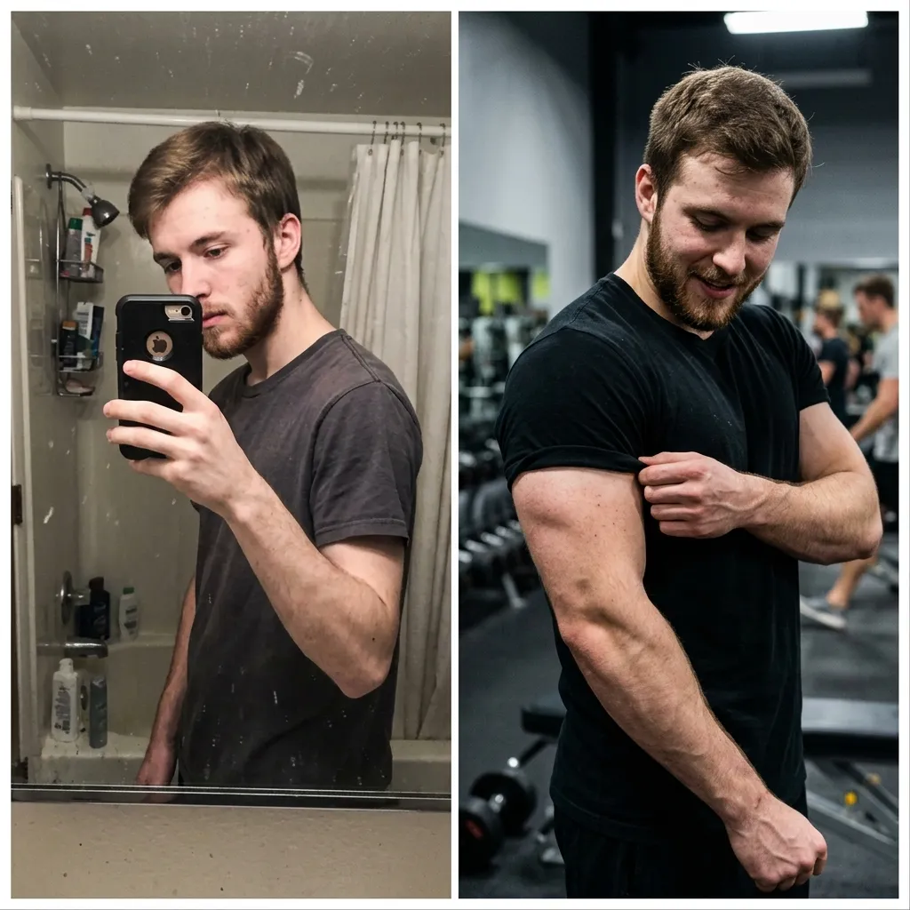 Evolução Corporal Masculina